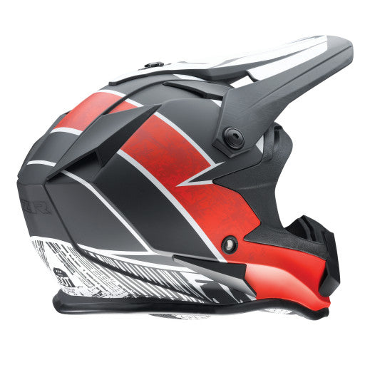 Z1R Youth Off Road Helmet Fractal MIPS Matte Black/Red