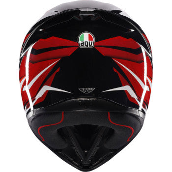 AGV K1 Full Face Bluetooth Helmet Lion Black/Red/White