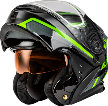 gmax gm54s modular motorcycle helmet Gmax 54S Electric Snowmobile Helmet Shield Clear – HelmetCountry.com