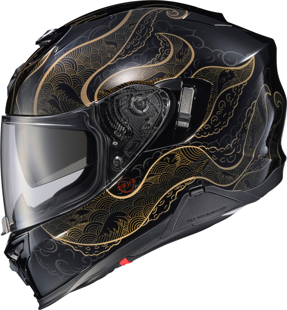 Scorpion EXO-T-520 Full Face Helmet Nama-Shimi Black/Gold