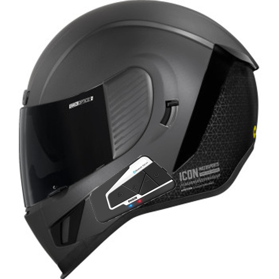 Icon Airform Full Face Bluetooth Helmet Counterstrike MIPS Black