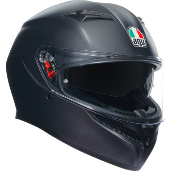 agv k3 Mサイズ AGV K3 Full Face Helmet Matte Black – HelmetCountry.com