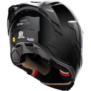 Icon Ultraflite Full Face Helmet Gloss Black