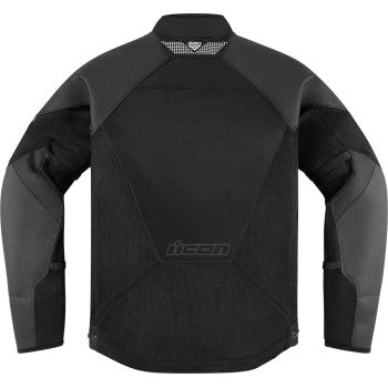 Icon Mesh AF Leather Jacket Black