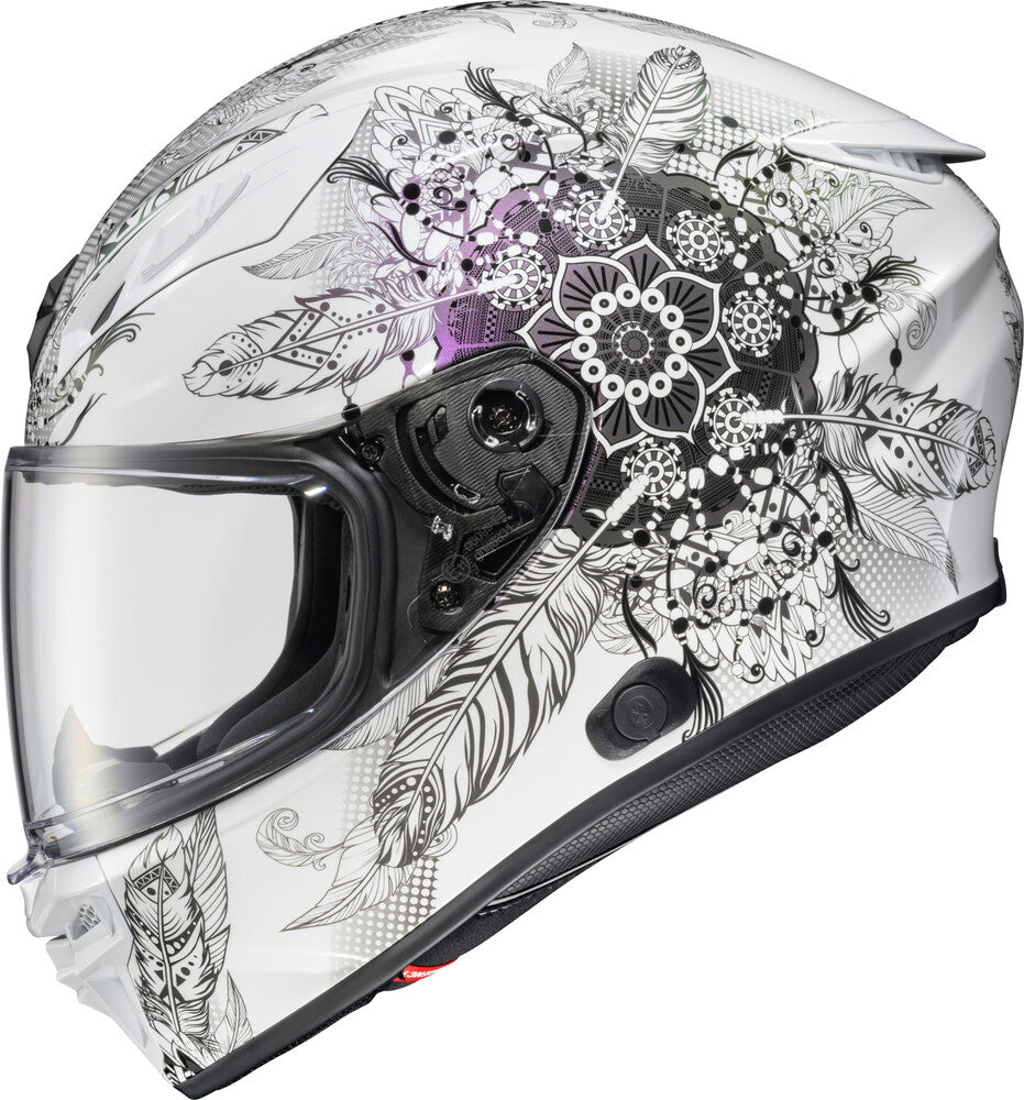 Scorpion EXO-R430 Full Face Helmet Manitou White (Snell M2025 Rated)