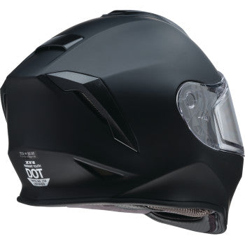 Z1R Youth Warrant Full Face Snow Helmet Matte Black