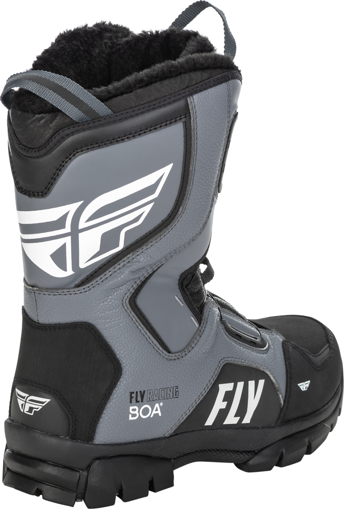 Fly Racing Marker BOA Snowmobile Boot Black Grey