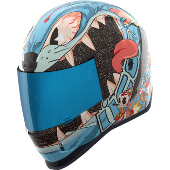 Icon Airform Full Face Helmet 9 Lives Blue