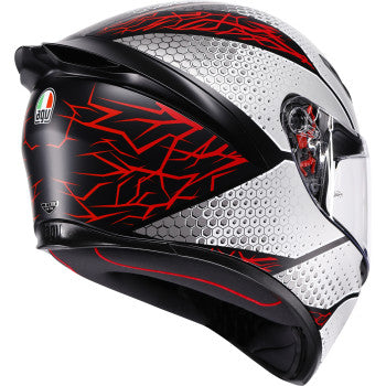 AGV K1 Full Face Helmet  Speedarmor Matte Black/Gray/Red