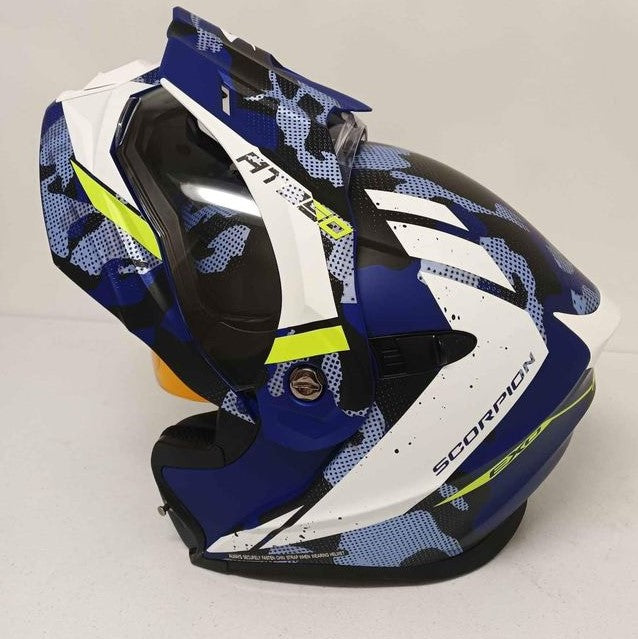 Scorpion EXO-AT950 Bluetooth Helmet Outrigger Matte Blue