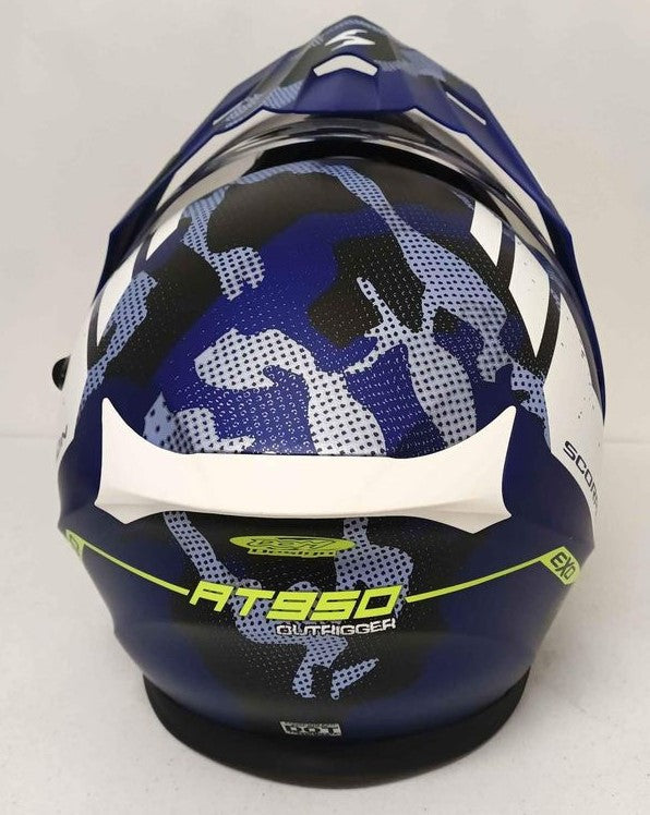Scorpion EXO-AT950 Bluetooth Helmet Outrigger Matte Blue