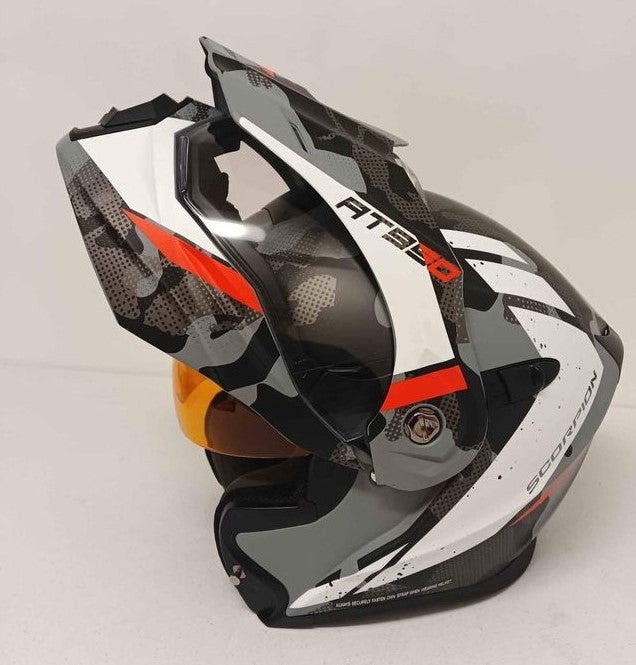 Scorpion EXO-AT950 Dual Sport Modular Helmet Outrigger Matte Grey