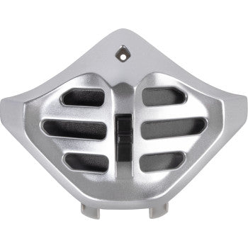 Arai XD-5 Chin Vent Aluminum Silver