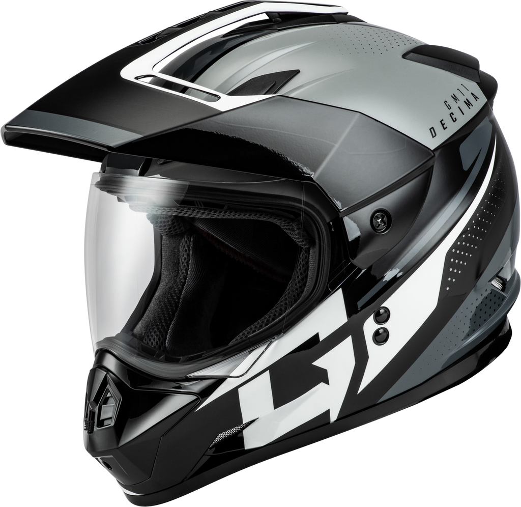 Gmax GM-11 Helmet Decima Graphic Black/Grey/White