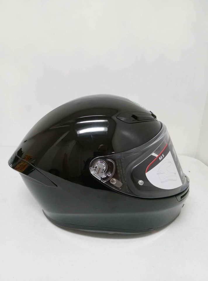 AGV K6 S Full Face Helmet Gloss Black size Large