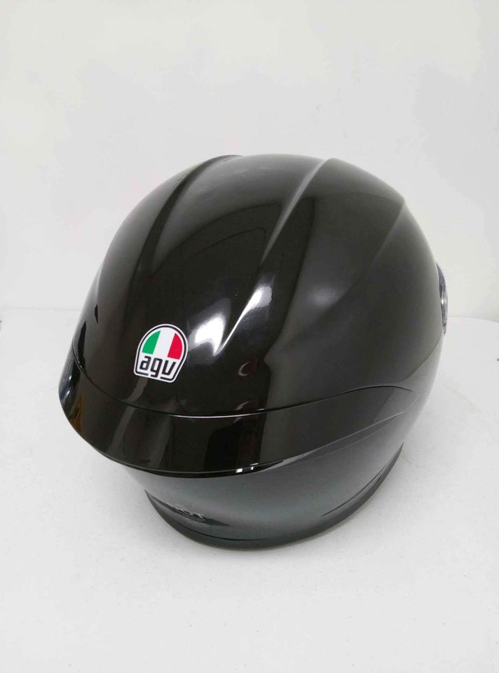 AGV K6 S Full Face Helmet Gloss Black size Large