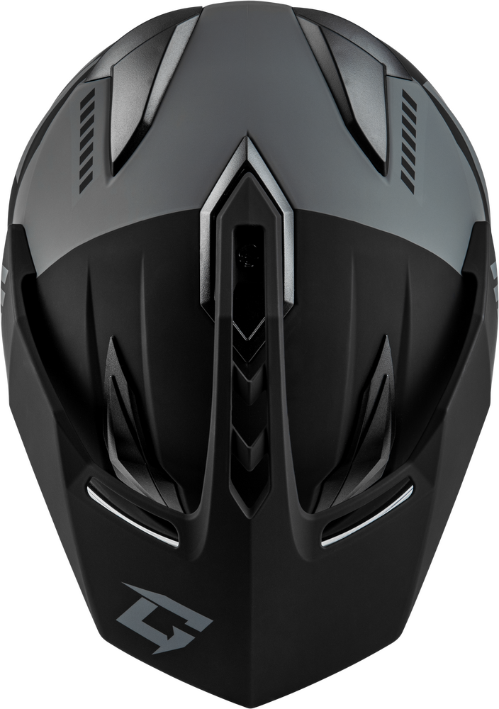 Gmax GM-11S Ronin Snow Helmet Black Dual Lens