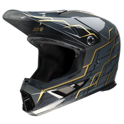 Z1r Rise 2.0 Off Road Helmet Hyacinth Black/Gold