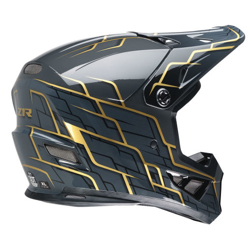 Z1r Rise 2.0 Off Road Helmet Hyacinth Black/Gold