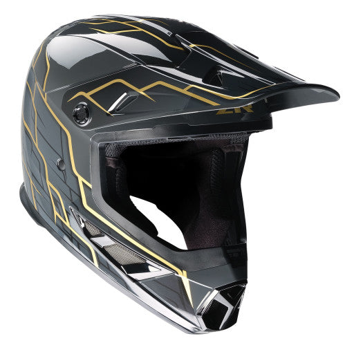 Z1r Rise 2.0 Off Road Helmet Hyacinth Black/Gold