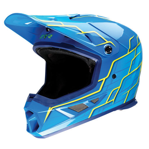 Z1r Rise 2.0 Off Road Helmet Hyacinth Teal/Yellow