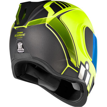 Icon Airform Full Face Bluetooth Helmet Resurgent Hi Viz