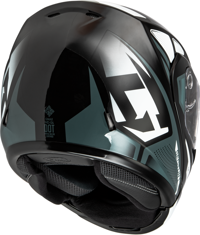 Gmax MD-04 Modular Snow Helmet Sector Gloss Black Silver