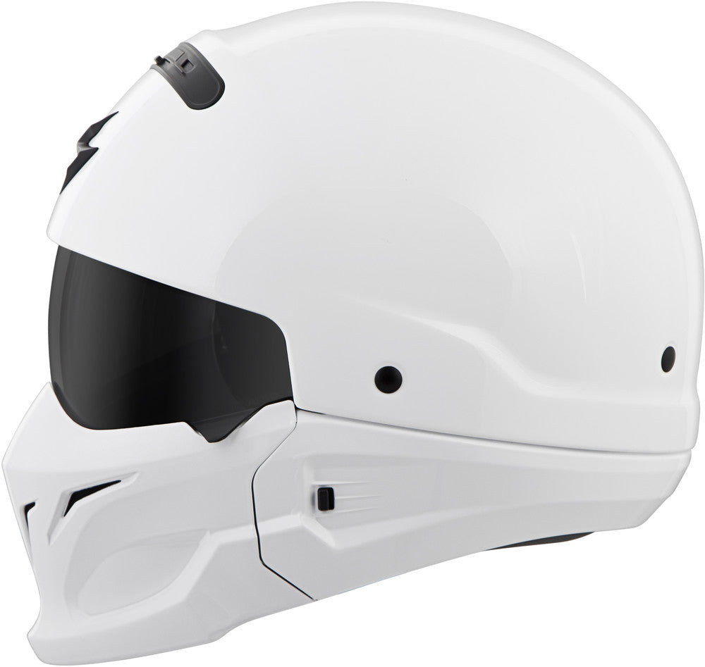 Scorpion Exo Covert Half Shell Helmet Gloss White