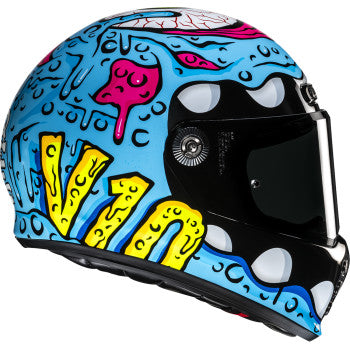 HJC V10 Full Face Helmet Squeeze MC-28