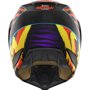 2018 bluetooth motorcycle helmets ICON Elsinore Helmet - Rad Dawn - Orange