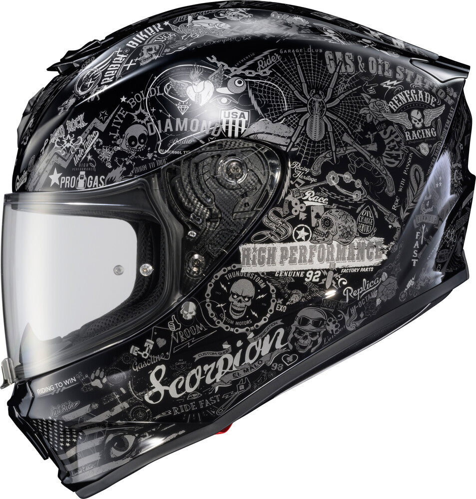 Scorpion EXO-R330 Full Face Helmet Shake 2 Black