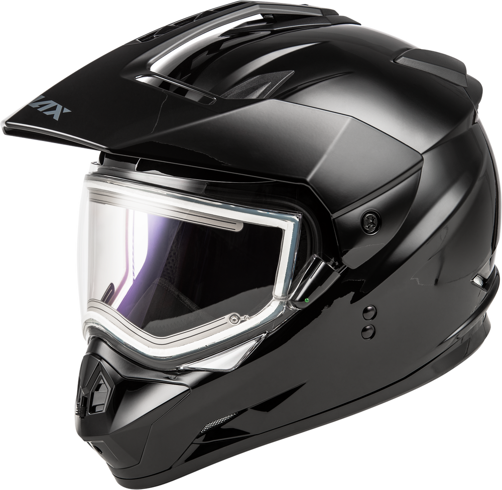 Gmax GM-11 Snow Helmet Gloss Black Electric Shield