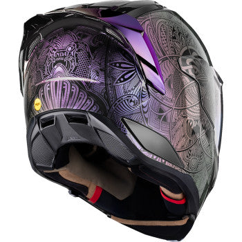 Icon Ultraflite Full Face Helmet Opal Mandala MIPS Purple
