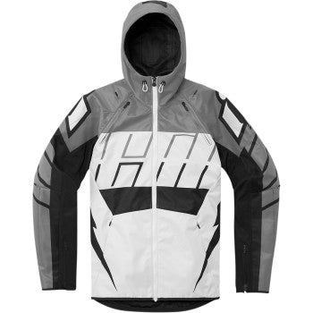 Icon Airform Men's Retro Motorcycle Jacket Grey