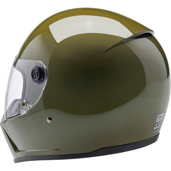 Biltwell Lane Splitter Helmet Gloss Olive Green