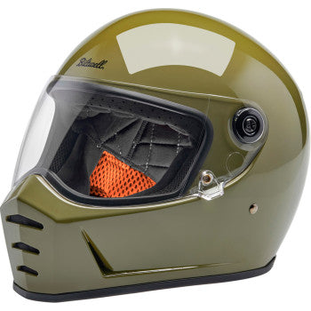 Biltwell Lane Splitter Helmet Gloss Olive Green