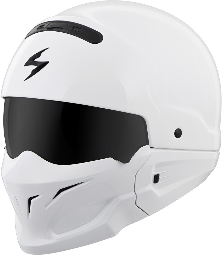 Scorpion Exo Covert Half Shell Helmet Gloss White