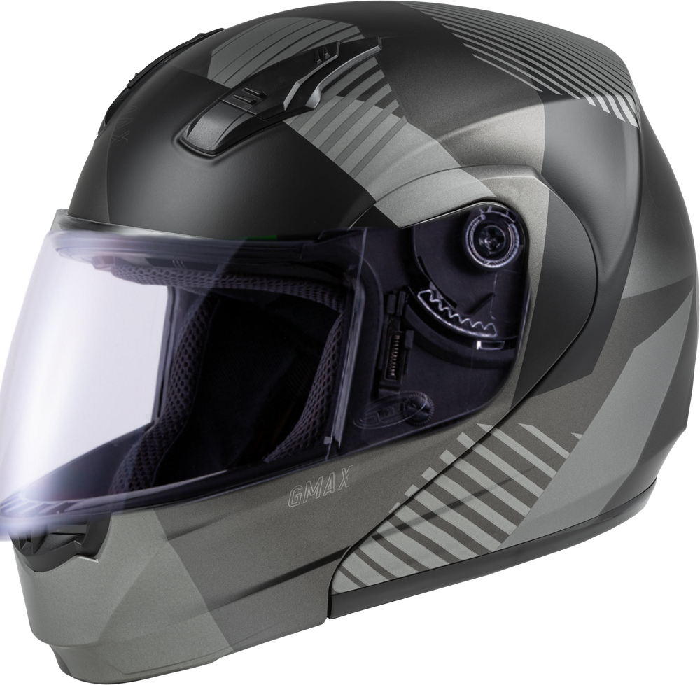 Gmax MD-04 Street Helmet Reserve Matte Dark Silver Black
