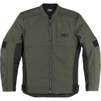 Icon Slabtown Motorcycle Jacket Green