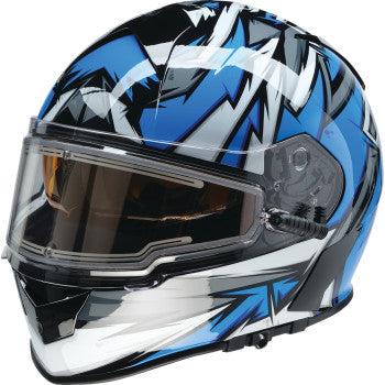 Z1R Warrant Snow Helmet Electric Shield Neuron Blue/White