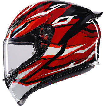 AGV K1 Full Face Helmet Lion Black/Red/White