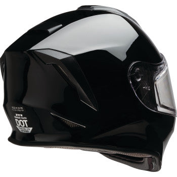 Z1R Youth Warrant Full Face Snow Helmet Gloss Black
