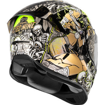 Icon Airframe Pro Full Face Helmet Aztec Nine Gold