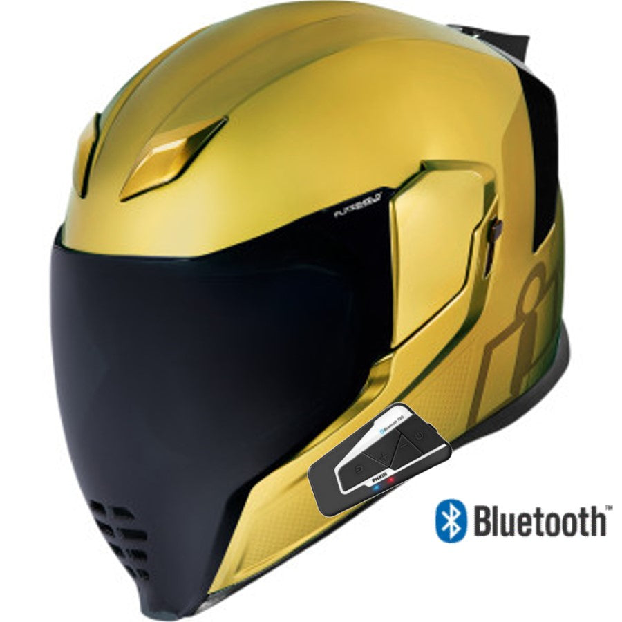 Icon Airflite™ Jewel MIPS® Full Face Bluetooth Helmet Gold ...