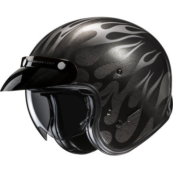 HJC V31 Open Face Helmet Firo MC5