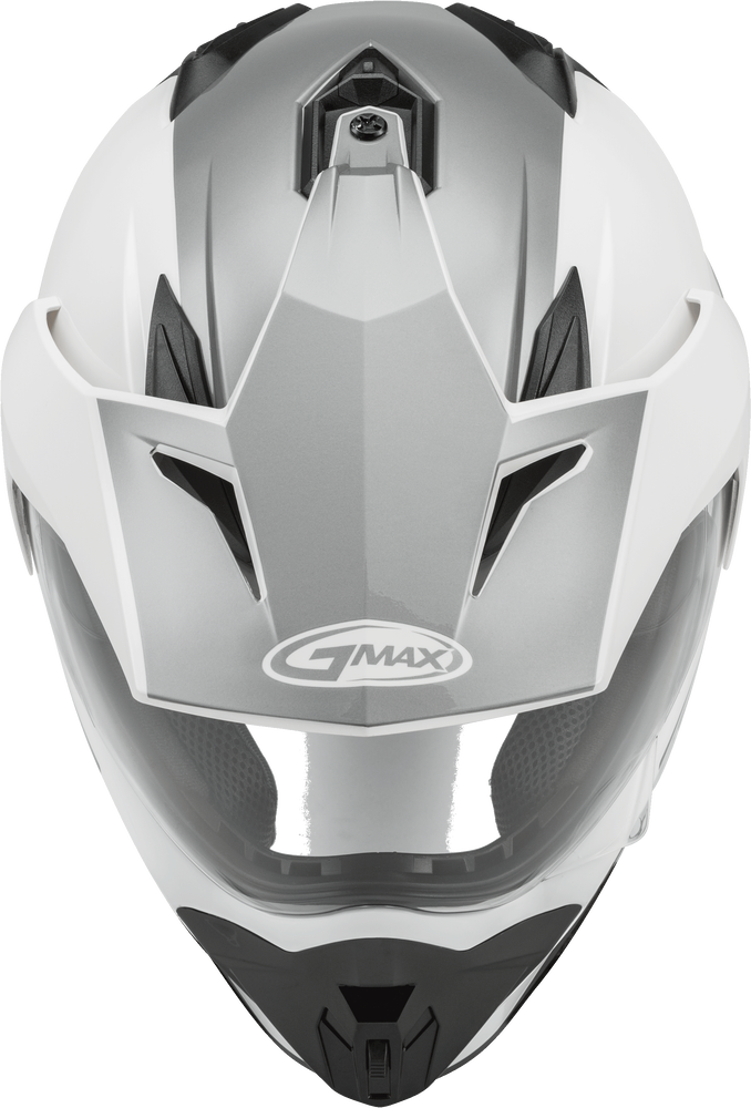 Gmax GM11 Dual Sport Helmet Scud Black White Grey