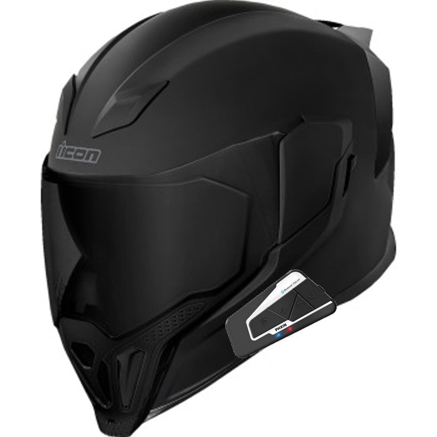 Icon Airflite Full Face Bluetooth Helmet Dark Rubatone