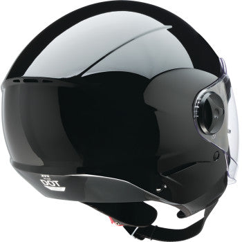 Z1R Scuzzi Open Face Helmet Gloss Black