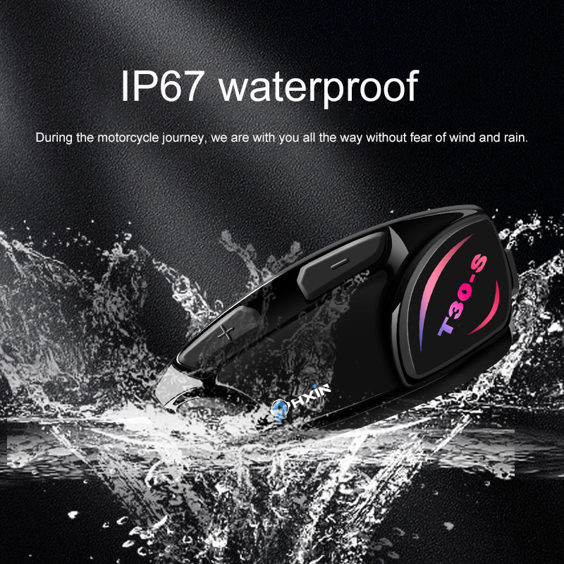 PHXIN T30 Bluetooth Intercom Single Waterproof