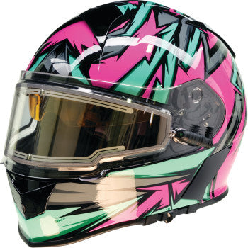 Z1R Warrant Snow Helmet Electric Shield Neuron Pink/Teal